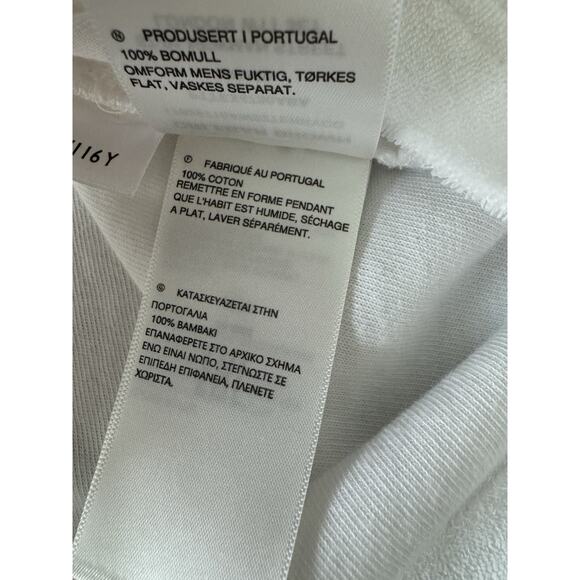 Orlebar Brown Terry Polo Shirt Men’s XXLarge White Pool Short Sleeve - Picture 7 of 10